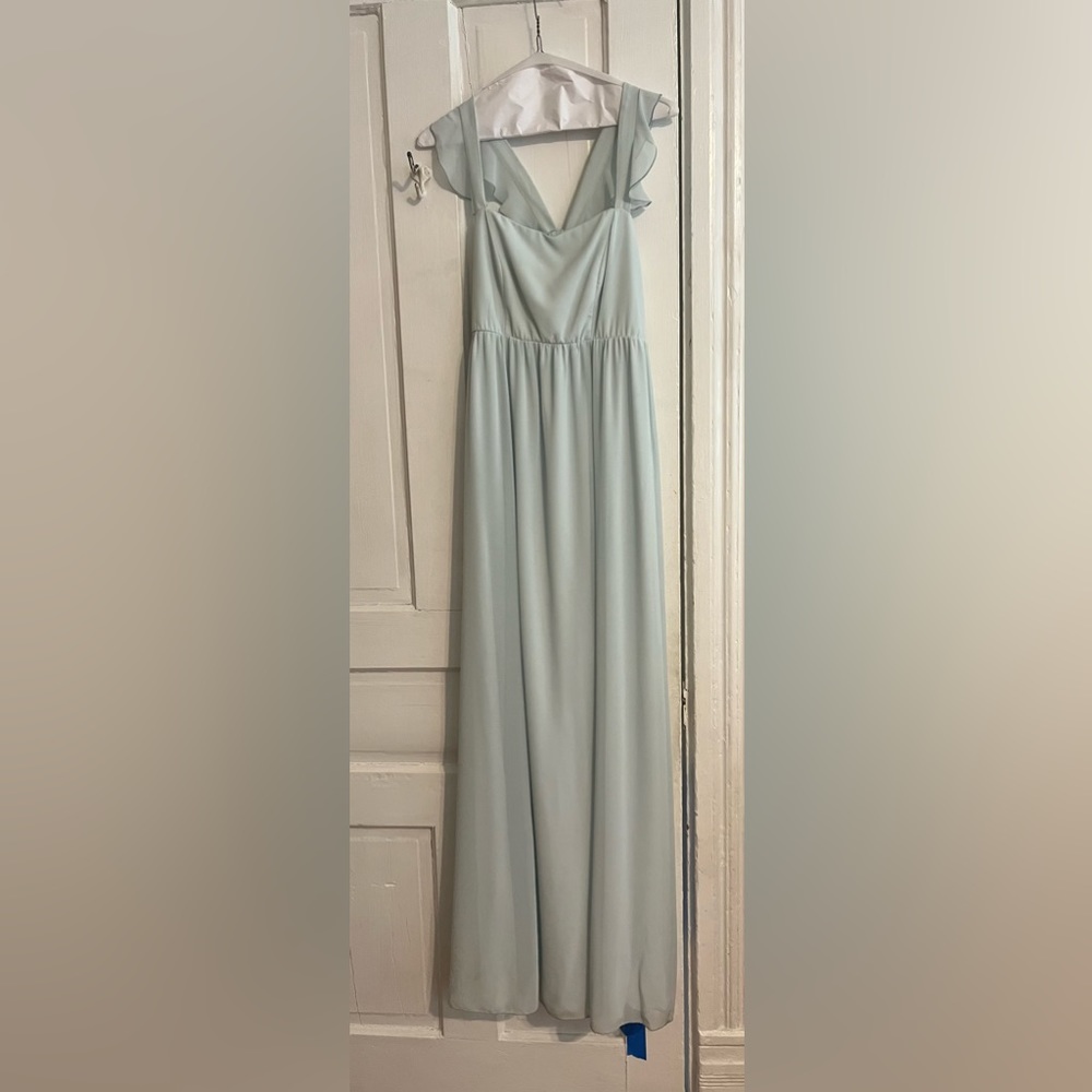 Show me your mumu June maxi dress in icy blue